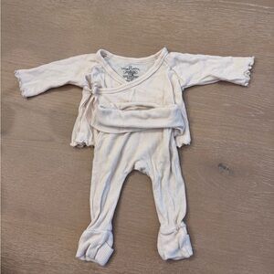 Caden Lane Cream Waffle Baby set